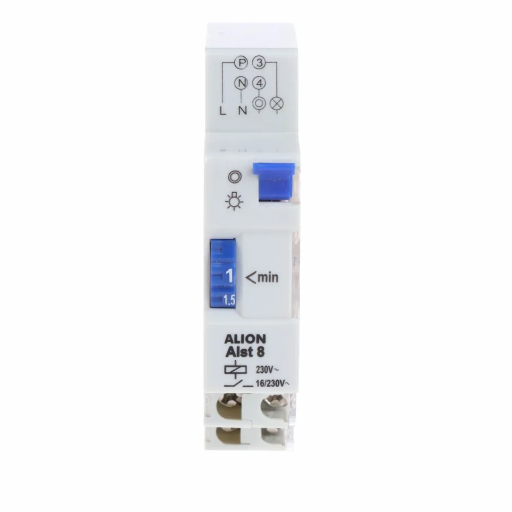 

AC 110-230V 7 Min DIN Rail Staircase Din Rail Relay Switch Time Timer Corridor Controller Time Switches
