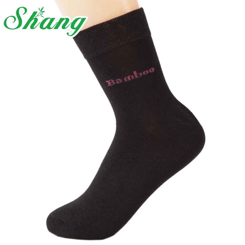 

BAMBOO WATER SHANG Woman bamboo fiber socks Lovely The letter socks for women cute casual socks Natural antibacterial LQ-8