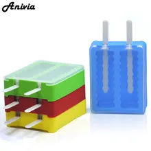 Anivia 2-Cell волнистая Форма Поп-форма для Фруктового мороженого, леденец, форма, поддон для кухни, замороженное мороженое, кухонный инструмент, BPA-free