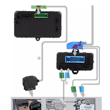 Бесключевая система входа без проводов без ключа сломанный смартфон GSM gps Автомобильный Замок/разблокировка+ окно ближе для Audi A6L A4L Q5