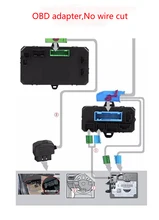 Keyless Entry System No Wire Cut No Key Broken Smartphone GSM GPS Car Lock/unlock+Window Closer For Audi A6L A4L Q5
