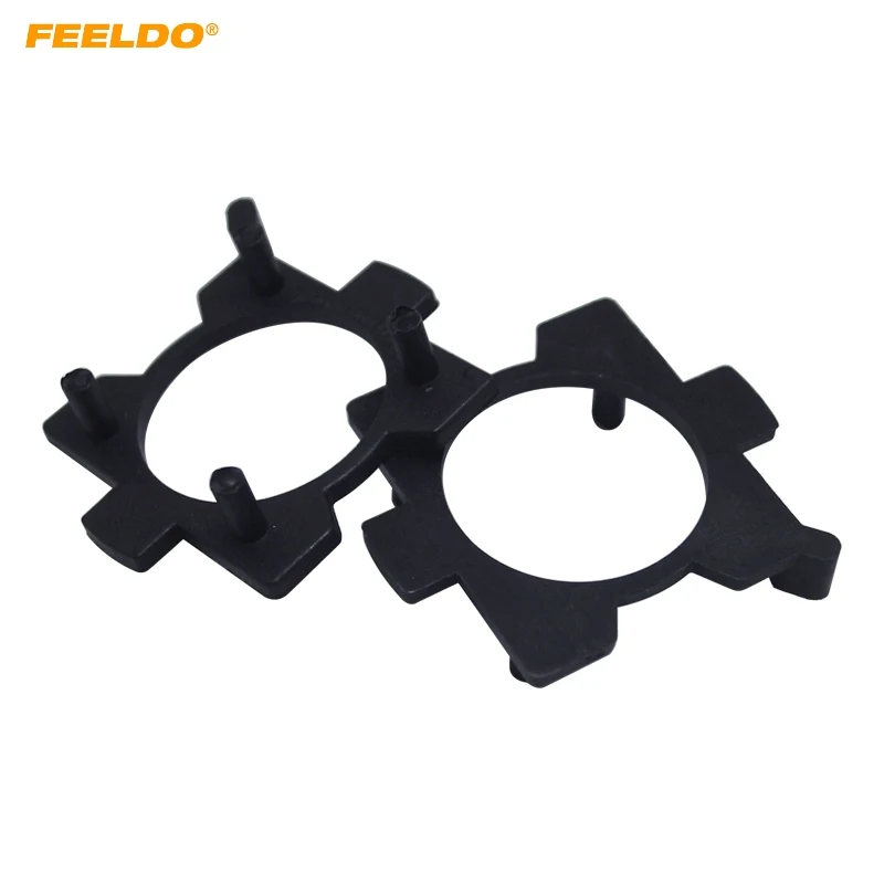 FEELDO 2 шт. H7 LED держатель фары адаптеры база лампы для Mazda CX5/CX7 GEELY SOUEAST V3/V5/V6/DX7
