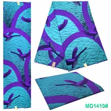 Высококачественная настоящая 6 ярдов хлопковая ткань Африканская Анкара ткань африканская ткань для печати в нигерийском стиле для платья LBL-I11