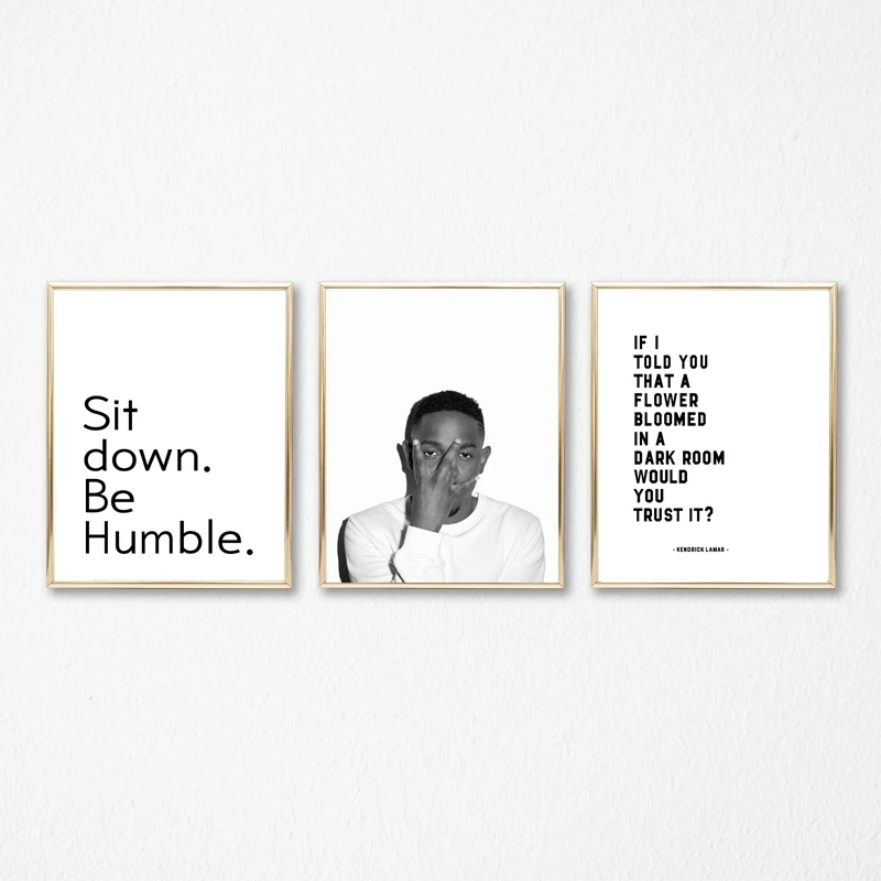 Kendrick Lamar плакат Принт хип-хоп рэп настенный Арт холст живопись рэп лирика вдохновляющие цитаты картина домашний Настенный декор