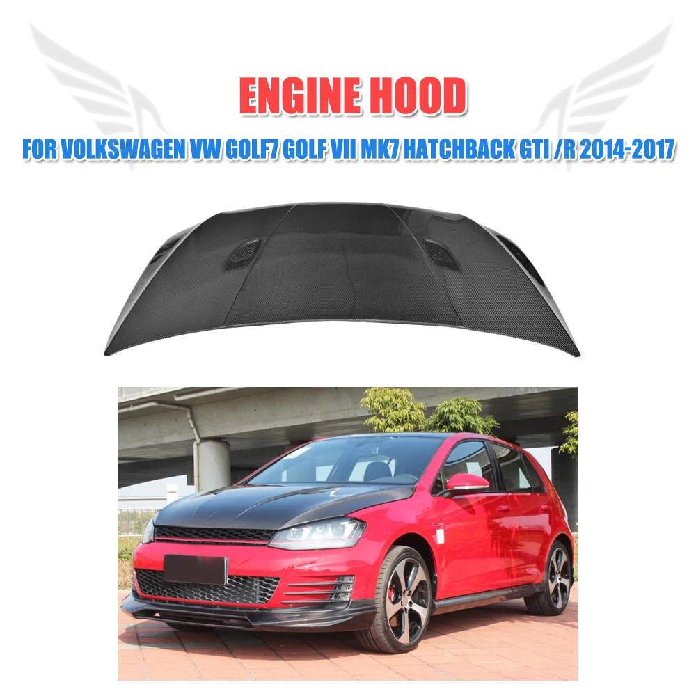 Крышка багажника капота переднего двигателя из углеродного волокна для Volkswagen VW