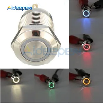 

12mm Waterproof Metal Push Switch 12V Led Push Button For Home Car Diy Tool
