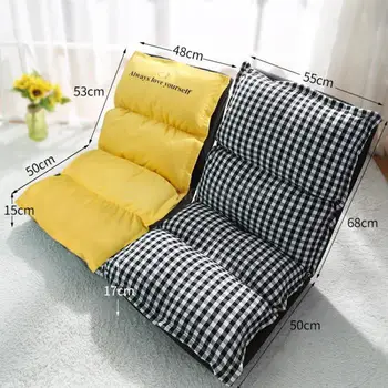 

Mu You Lazy Sofa Tatami Single Floating Window Balcony Bedroom Small Sofa Net Red Folding Bed Backrest Chair