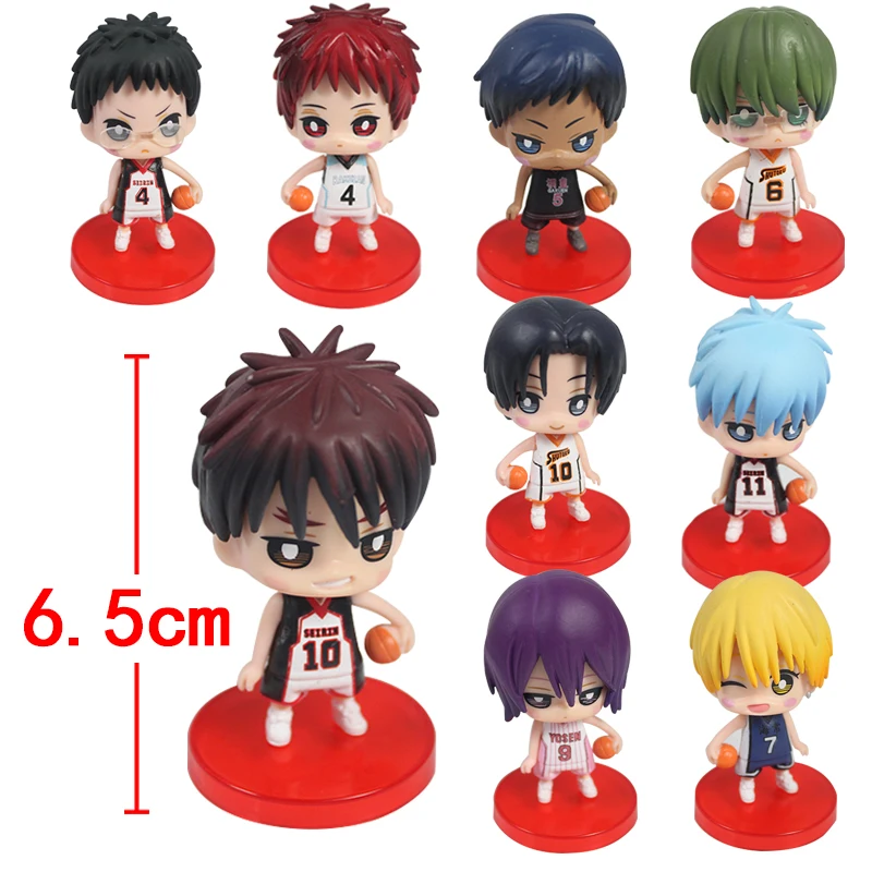 Anime Kuroko's Basketball Kuroko no Basuke Mini PVC Action Figure Doll