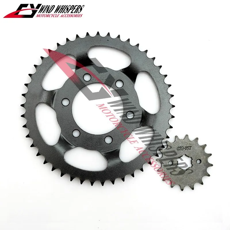 

Motorcycle Front Rear Sprockets For Yamaha XT225 XT 225 D,E,F,L,M Serow 225 1992-2007 (16T/45T chain size:428)