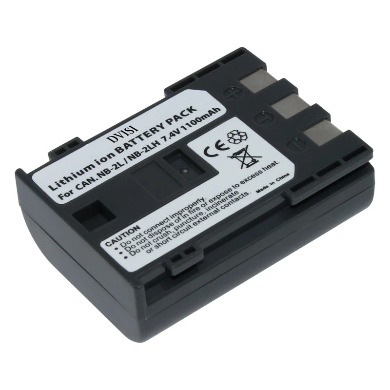 DVISI NB 2L NB2L NB 2L 1100mAh Li ion Batteries Camera Battery For