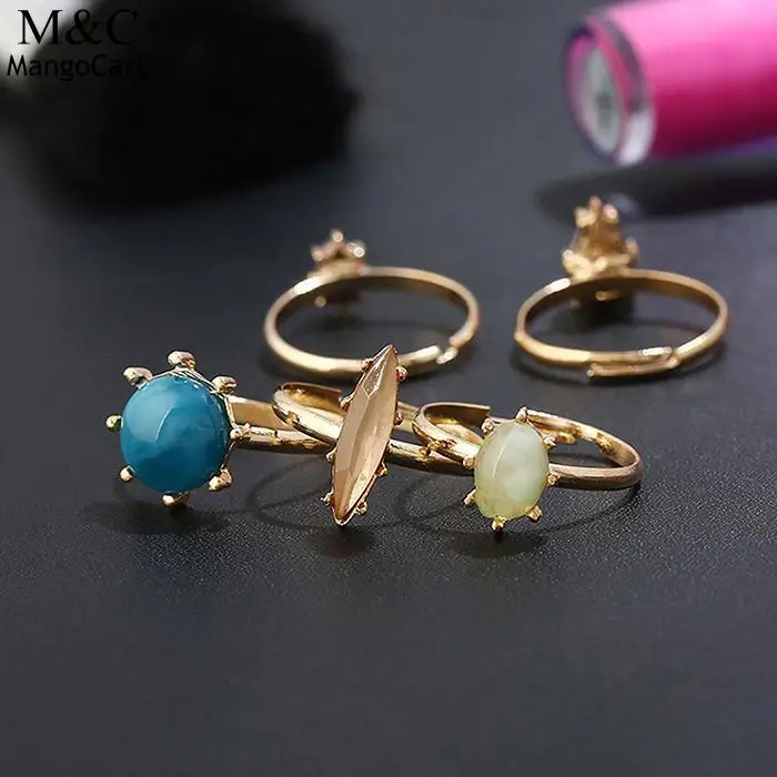 Fashion Women New Casual Geometry Shape Jewelry Charm Wedding Ring | Украшения и аксессуары