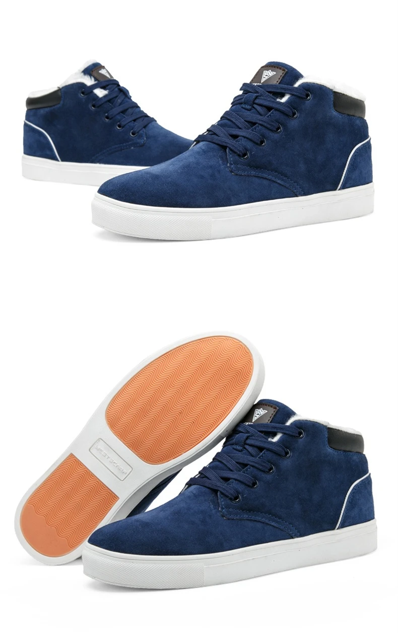 DESERT RAM Brand Men's Winter Shoes Man Big Size Sneaker Mens Ankle Suede Boots Men Boot Warm Fur Male Classic Casual Snow Bot (16)