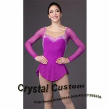 Детский Фигурное катание Платья для женщин с спандекс бренд Vogue соревнования по фигурному катанию платье для Обувь для девочек dr3014