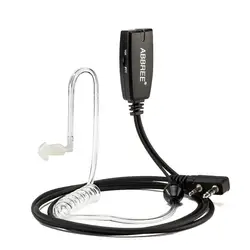 ABBREE VOX 2 Pin воздушная акустика трубка Динамик гарнитура для Kenwood Baofeng UV-5R UV-82 BF-888S TYT рация WOUXUN Любительское радио