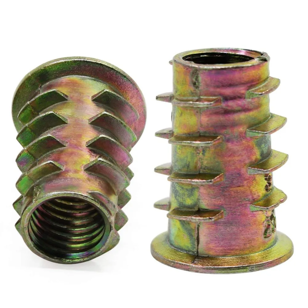 50PCS-M8-Threaded-Insert-Nuts-Zinc-Alloy-Hex-Socket-Screw-in-Nuts-for-Wood-Furniture-m8x20 (2)