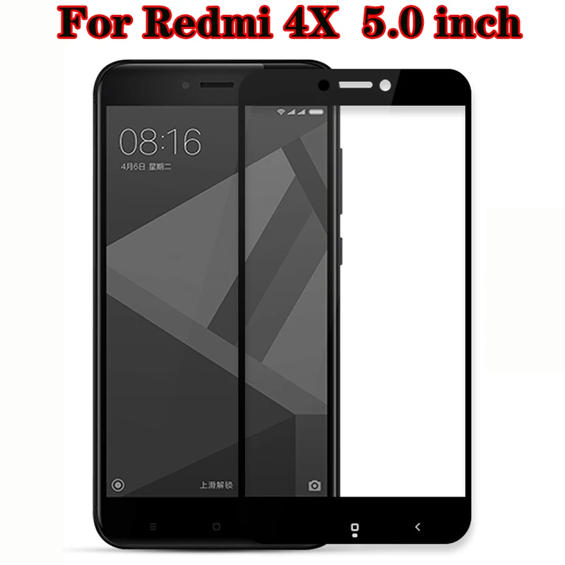 JGKK Защитная пленка для экрана Redmi 4X, закаленное стекло для Xiaomi Redmi 4X, защитная пленка на весь экран для Redmi 4X, защитное стекло 5"