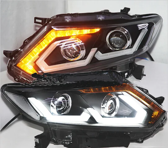 2 шт. автомобилей головной светильник для X Trail изгой s 2017 ~ 2019/2014 2016 год