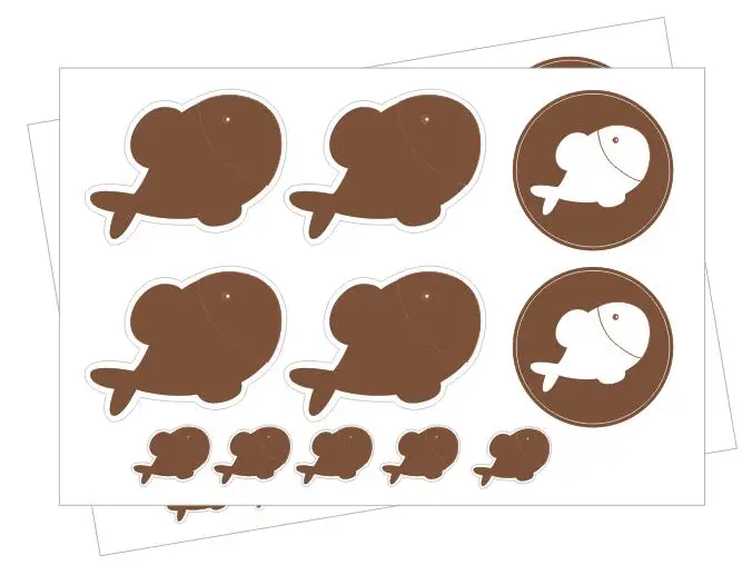 46Pcs//Box Cute Cat Mini Paper Stickers DIY Diary Scrapbookings Seal Sticker RS