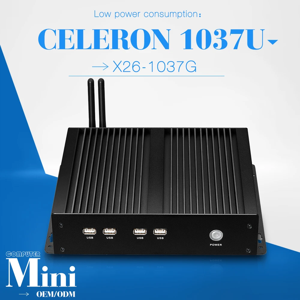 celeron C1037U 4g ram 320g hdd can oem/odm factory direct thin client guest room computer mini pc thin client