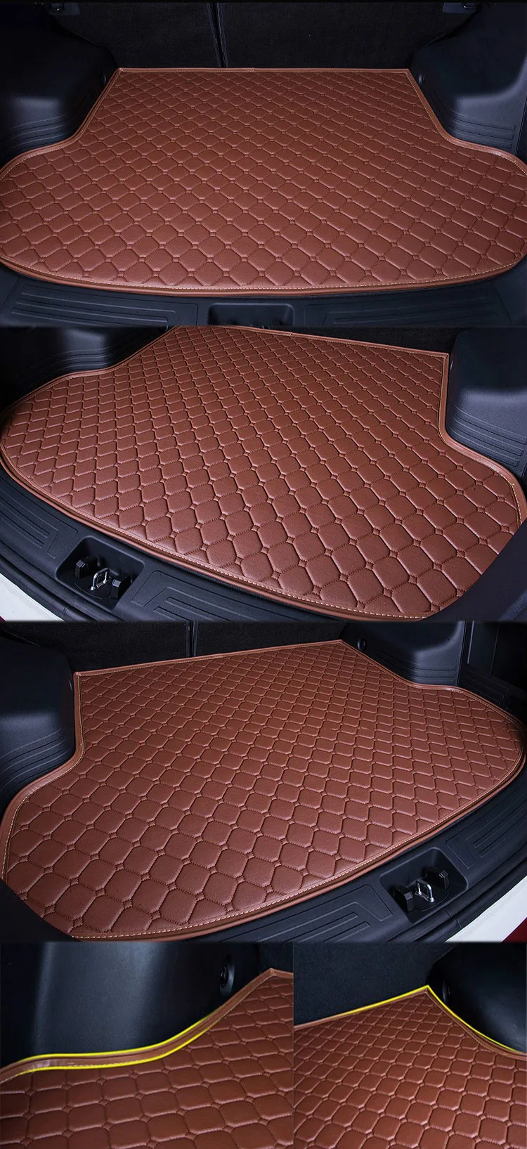 

Custom Special Car Trunk Mat for Peugeot 5008 Waterproof Durable Cargo Rugs Carpets