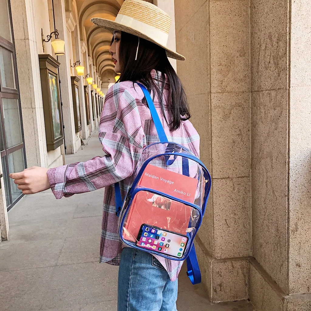 OCARDIAN Модный женский рюкзак, прозрачные универсальные студенческие сумки, высококачественные Молодежные кожаные рюкзаки, Весенняя Новая мода 94350