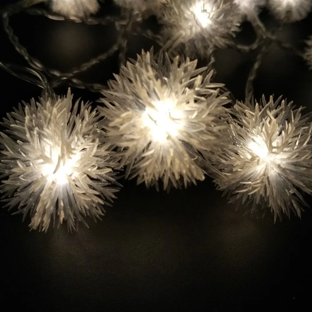 Snowball 4M40LEDbattery lights New year lamps Holiday lights Christmas decoration string lights Fairy Wedding Lightfree shipping (7)