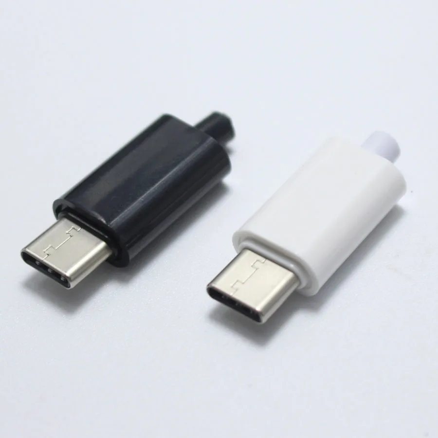 10 комплектов OTG Φ штепсельная Вилка USB 3 1 Тип C разъем с PCB платы вилки 4 в DIY