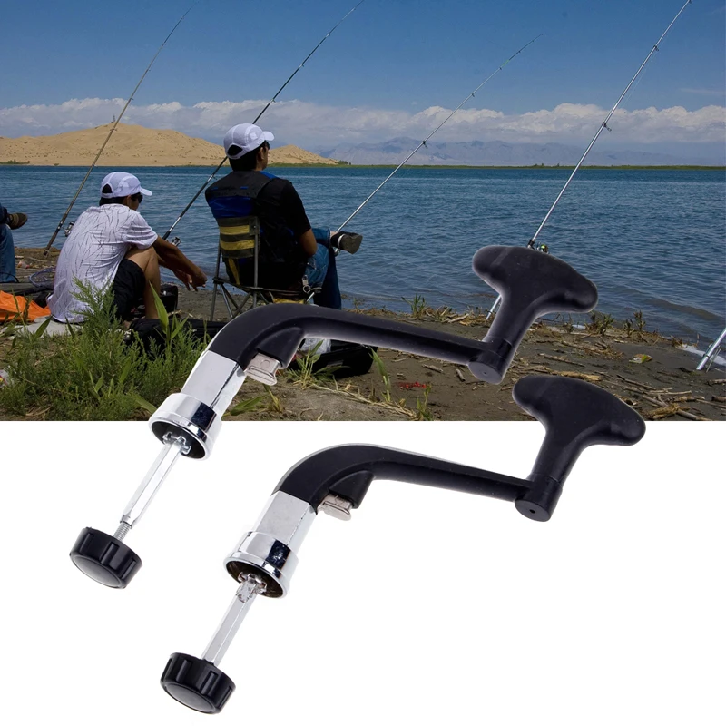 Medium /Large metal Spinning fishing reel handle folding rocking arm fishing wheel grasp rocking