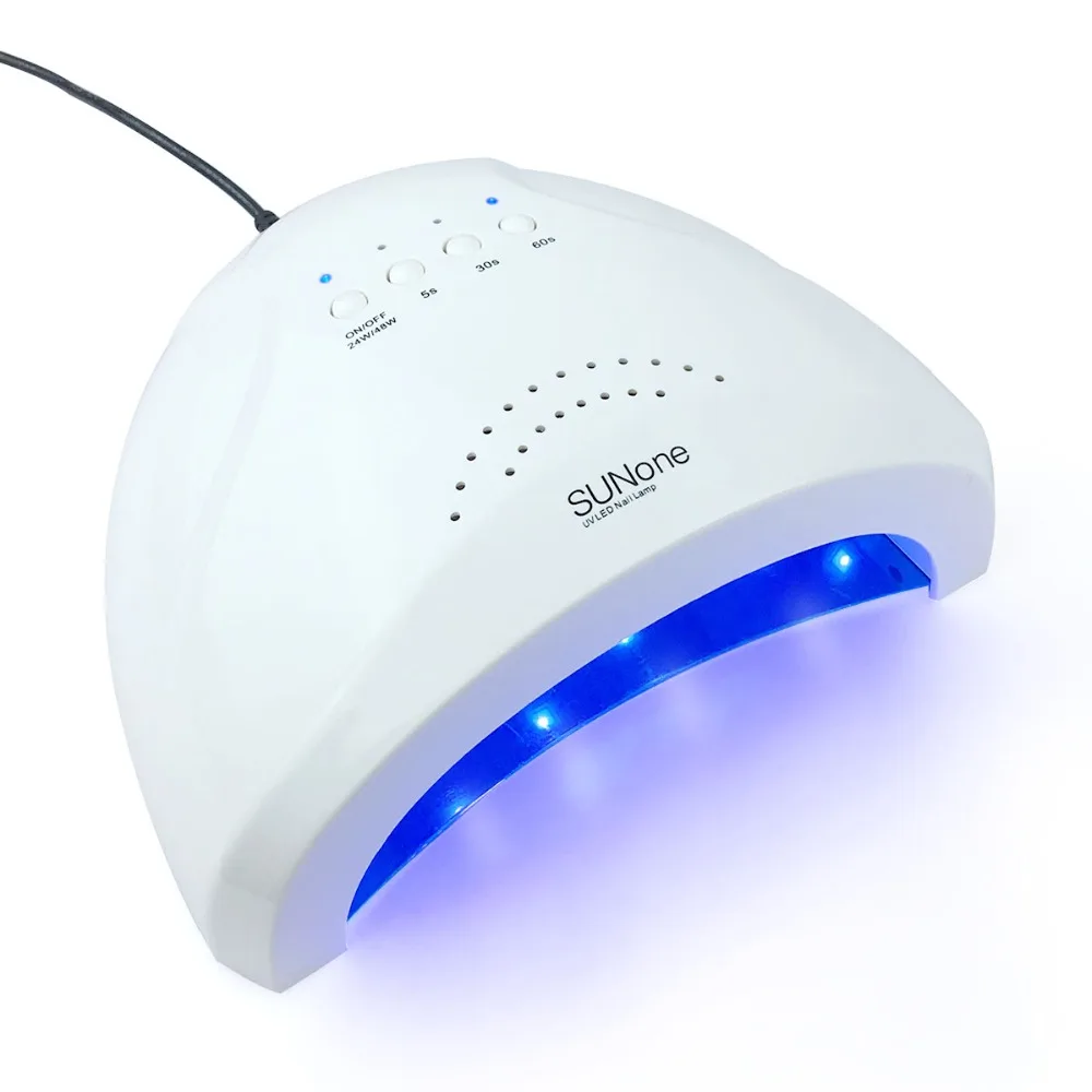 

Hot!Sunone Nail Dryer 48W UV Lamp 10S 30S 60S Set Lady Art tools LED nail art lamp For Nail Polish Nail Gel High Quality