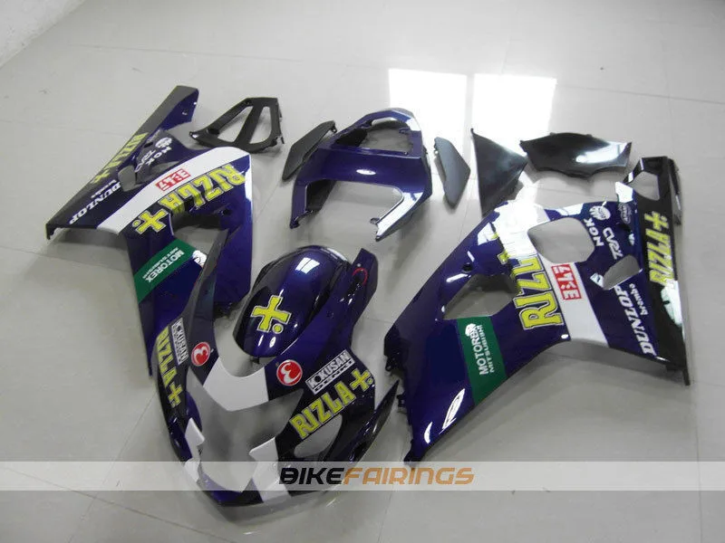 

New ABS Plastic Motorcycles Fairings Kit Fit For Suzuki GSXR600 GSXR750 GSX-R600 R750 04 05 K4 2004 2005 custom Dark blue