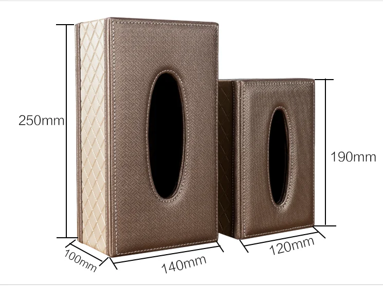 Стиль ЕС коробка дома ткани Ретро Искусственная кожа раздатчик Настольный держатель офис магазин декоративная бумага полотенце коробка для хранения носовых платков