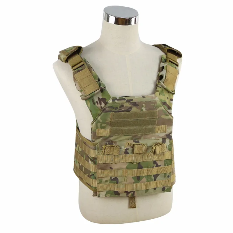 

WoSporT Military Hunting Vest Enhanced Tactical 500DNylon MOLLE JPC Shooting game Body Armor Rig Plate Carrier Airsoft Paintball