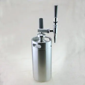 

DIY Nitro Cold Brew Coffee Maker with 4L Mini Stainless Steel Keg Home brew coffee System Kit