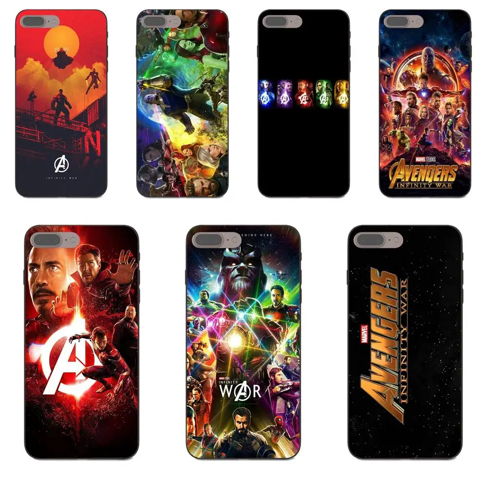 

2018 Movie Avengers Infinity War Soft TPU Capa Cover For Xiaomi Redmi Note 2 3 4 4A 4X 5 5A 6 6A Plus Pro S2 Y2