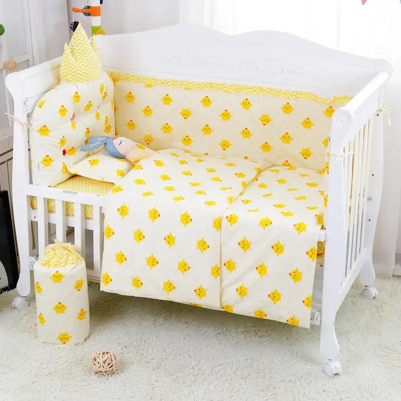 Новое поступление! 7 шт. младенческий подголовник с короной безопасные бамперы