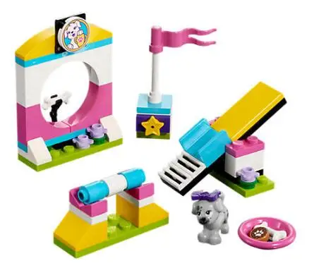 

Bela 10599 Friends Series Puppy Playground Rocking Board Paradise Building Block Bricks Toys Gift Compatible With Bela 41303