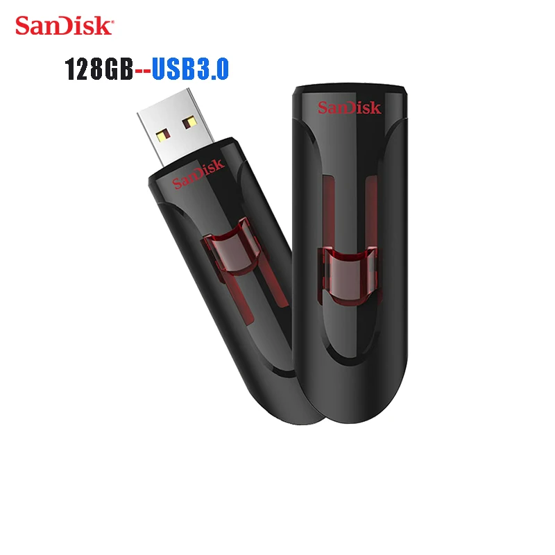 SanDisk 100% Original CZ600 USB Flash Drive 128GB Super Speed USB 3.0 Memory Stick USB 3.0 Pen Drives