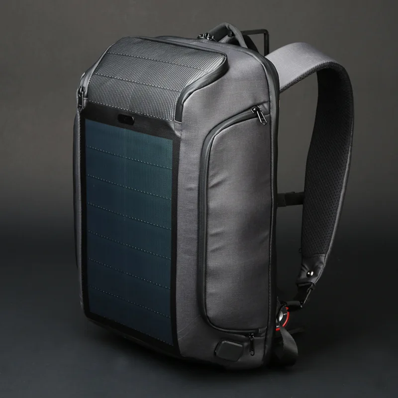

Men's Travel Solar Panel Backpacks Multifunctional Anti-theft Backpack Security Solar Charging Efficiency Shoulder Bag mochila