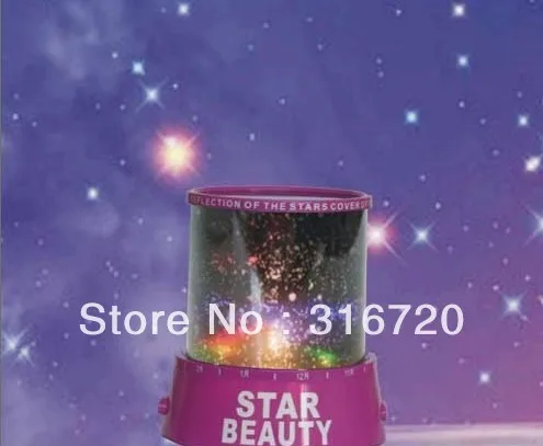 Free Shipping Star Beauty Projector Projection Light Novelty Lamp Wholesale and Retail | Лампы и освещение