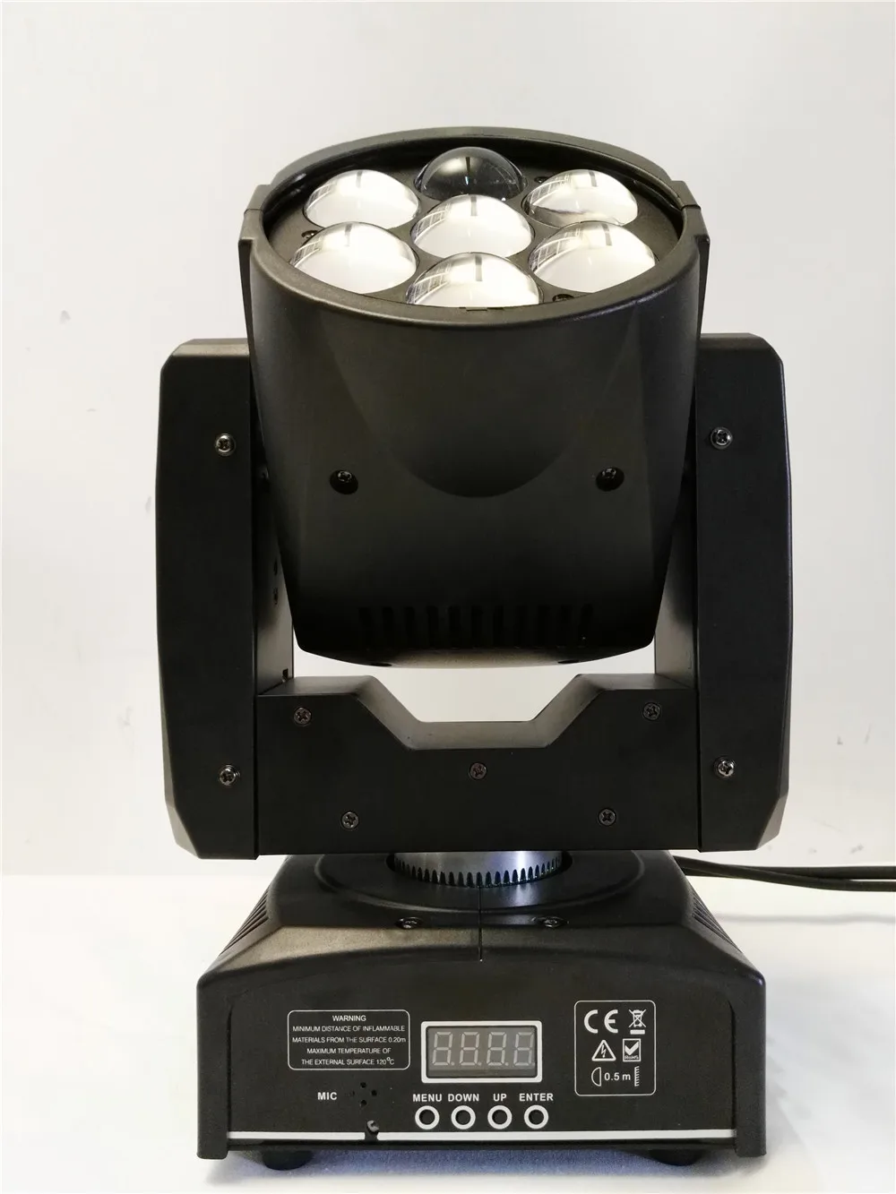6 шт. Zoom LED 7x12 Вт RGBW 4 в 1 Moving Head Light DMX512 настенная шайба/Zoom профессиональный