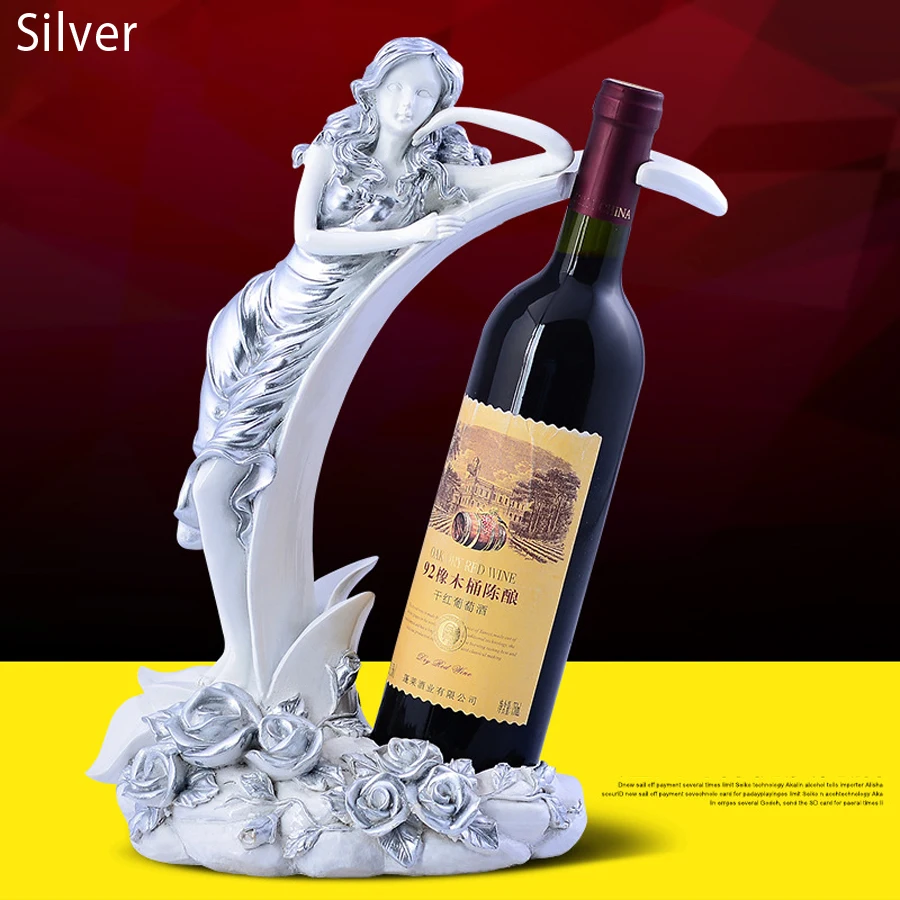European noble resin wine racks creative home accessories wedding Christmas gifts desktop