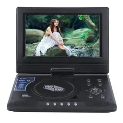 FJD-998 Портативный 9 дюйма TFT пленка на lcd-экран мобильного телефона dvd-плеер цифровой мультимедийный плеер 270 градусов вращения Экран EVD