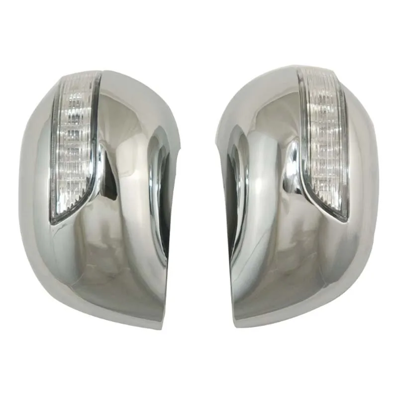 

YAQUICKA High Quality Plating Rear View Mirror Cover with Led Light Exterior Car Accessories For NISSAN AD VAN 2006 Car Styling
