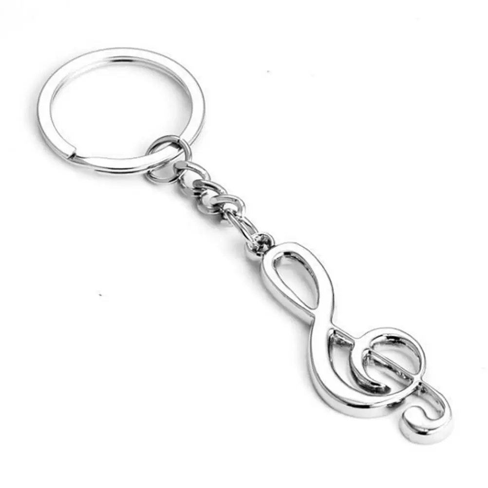 YITING 1PCS of Keychain metal musical note keychain for car music