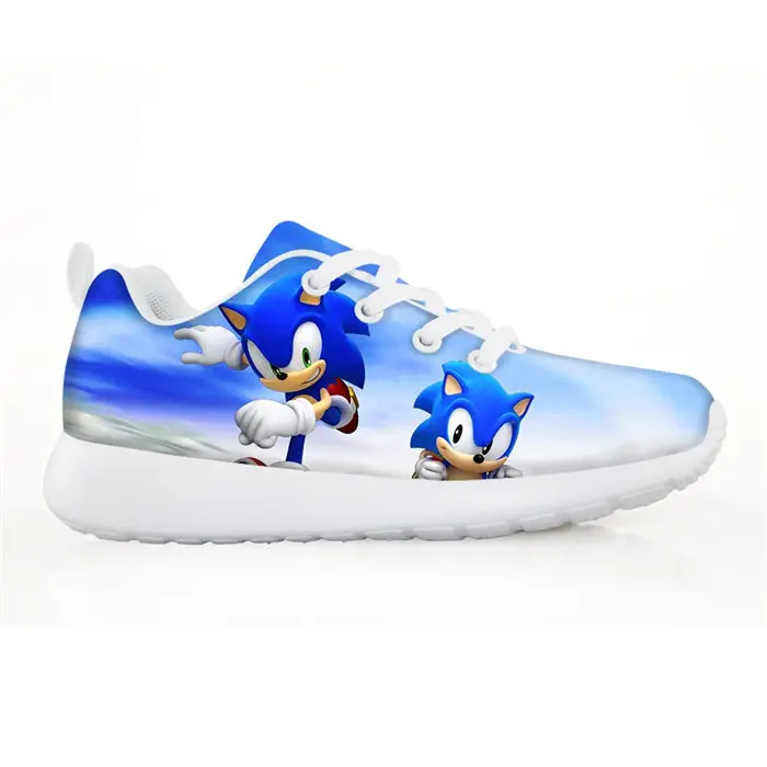 Pretty Sonic/детская обувь для мальчиков; обувь для девочек; кроссовки; светильник; детская обувь с рисунком кошек; обувь для девочек; светильник; Прямая поставка - Цвет: children shoes