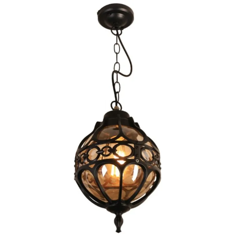 Loft vintage globe round pendant light