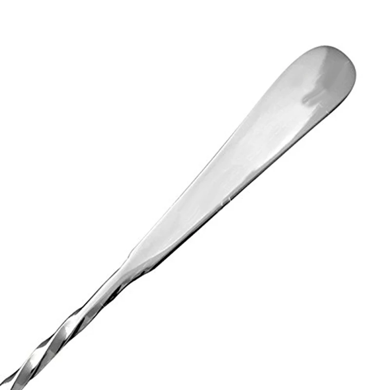 50PCS Cocktail Bar Spoon Hoffman Silver Bartender Professional Cocktail