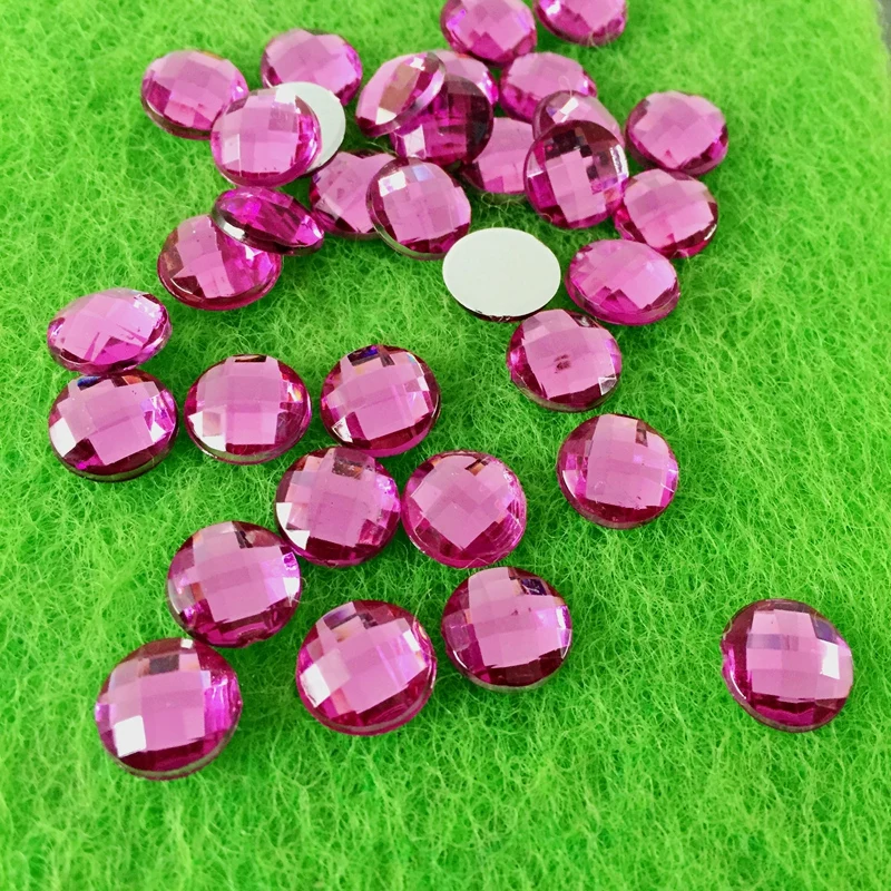 

100pcs10mm acrylic drill stick bag clothing shoe accessories wedding decoration rhinestones cut and paste-T772A3