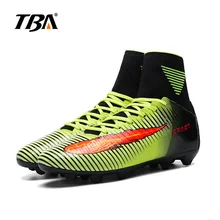 2017 TBA women Soccer Boots With Ankle Turf Shoes Big Size High Top Soccer Cleats Training