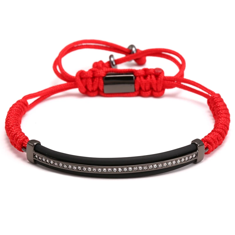 Prix pour Mcilroy Top Qualité Hommes et Femmes Bijoux, haute Qualité Bronze Perles Cubique Zircone Courbe Long Tube Bar Tressé Macrame Bracelets Prix pour Mcilroy Top Qualité Hommes et Femmes Bijoux, haute Qualité Bronze Perles Cubique Zircone Courbe Long Tube Bar Tressé Macrame Bracelets